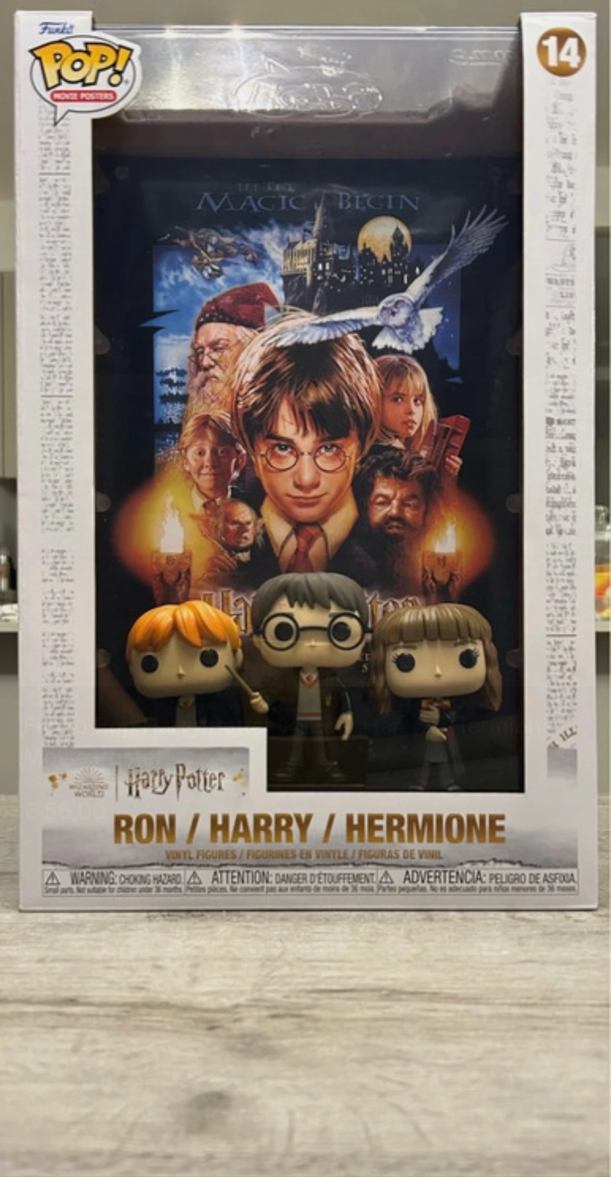 Funko Pop Harry Potter 14 Ron, Harry & Hermione Movie Poster